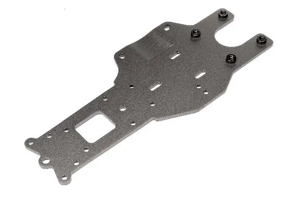 HPI Racing Rear Chassis Plate (Gunmetal)