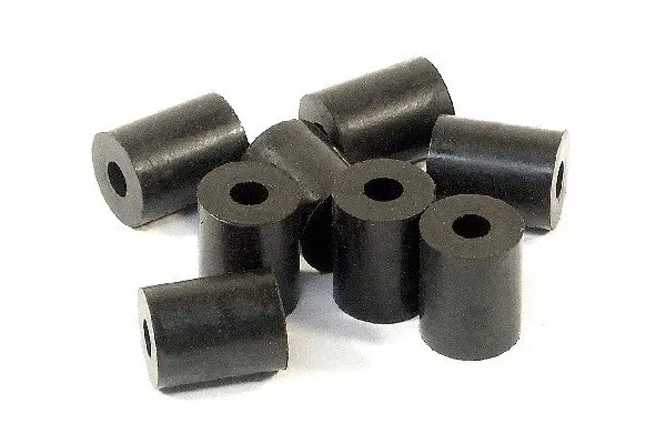HPI Racing Rubber Tube 3 X 8 10Mm (Shaped/Black/8Pcs)