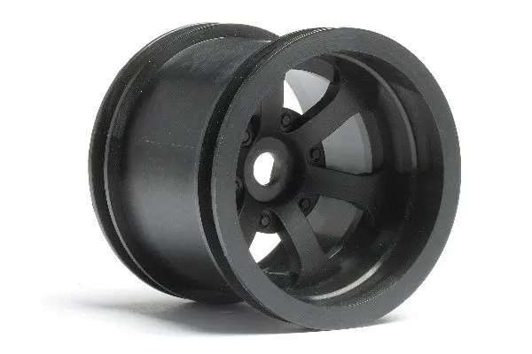 HPI Racing Scorch 6-Spoke Wheel Black (2.2In/55X50Mm/2Pcs)