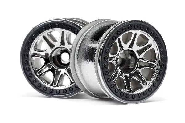 HPI Racing Split 8 Truck Wheel (Chrome/2Pcs)