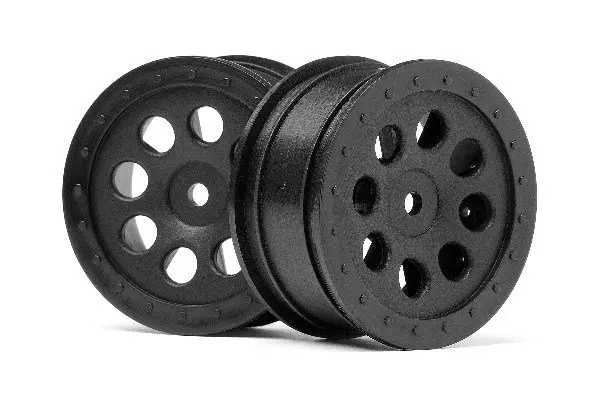 HPI Racing St-8 Wheel Black (0Mm Offset/2Pcs)