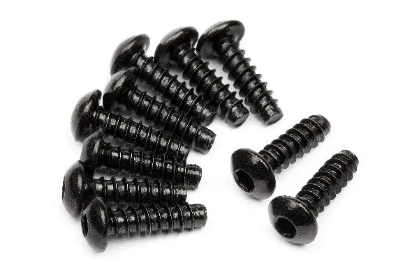 HPI Racing Tp. Button Head Screw M3X10Mm (Hex Socket/10Pcs)
