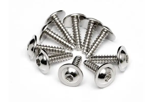 HPI Racing Tp. Flanged Screw M2.6X10Mm (Hex Socket/10Pcs)