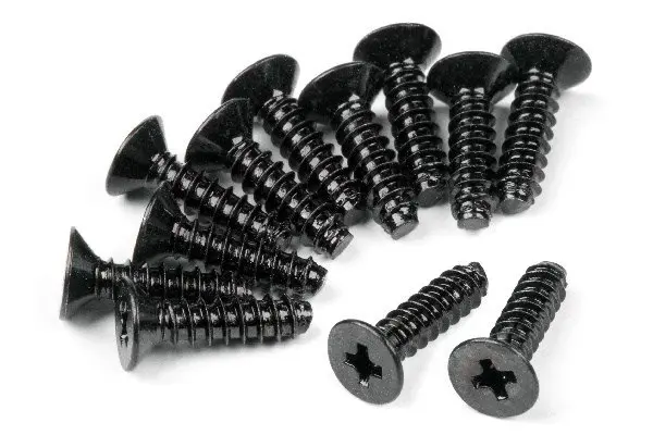 HPI Racing TP FLAT HEAD SCREW M2.6X10MM (12PCS)