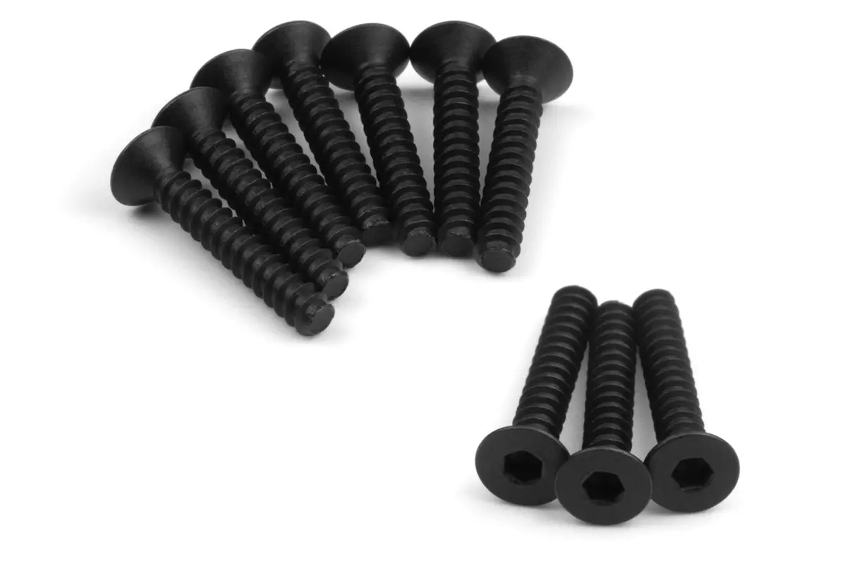 HPI Racing TP. FLAT HEAD SCREW M3x18mm (HEX SOCKET/10pcs)