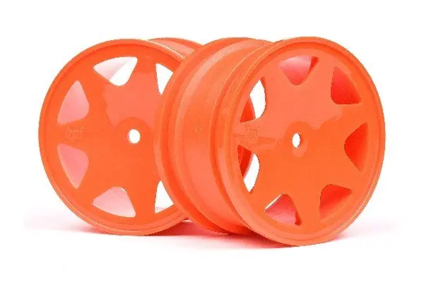HPI Racing Ultra 7 Wheels Orange 35Mm (2Pcs)