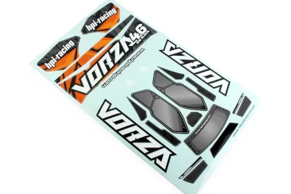 HPI Racing Vorza Truggy Nitro VB-2 Decal Sheet