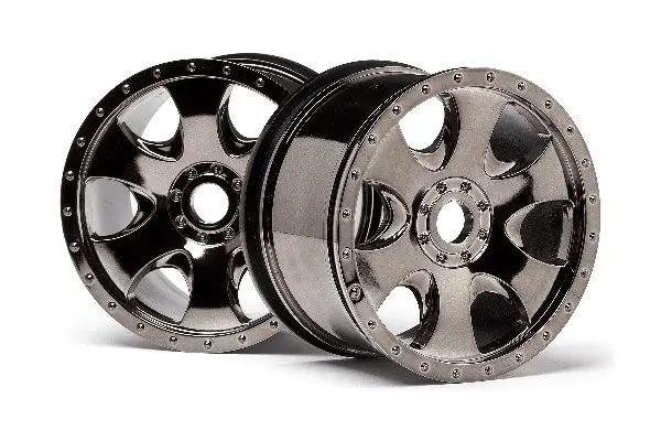 HPI Racing Warlock Wheel Black Chrome (83X56Mm/2Pcs)