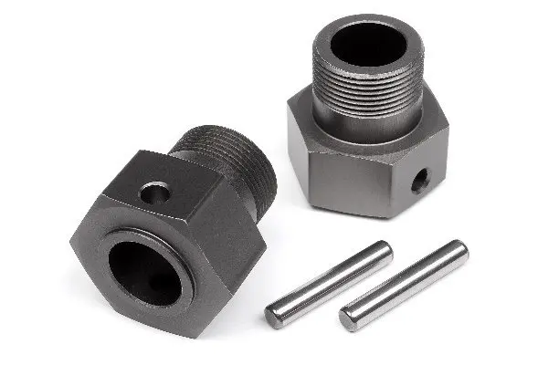 HPI Racing Wheel Hex Hub 24X27Mm (Gunmetal/2Pcs)