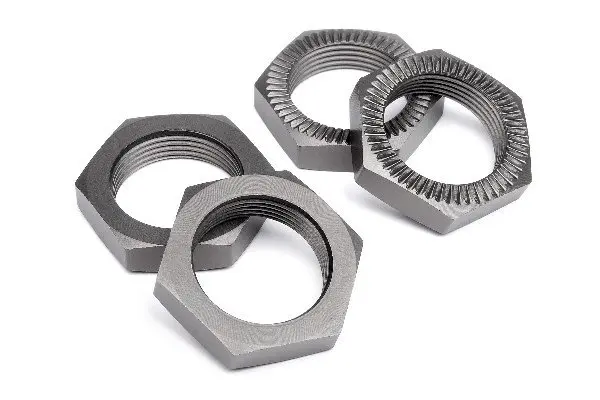 HPI Racing Wheel Nut 24Mm (Gunmetal/4Pcs)