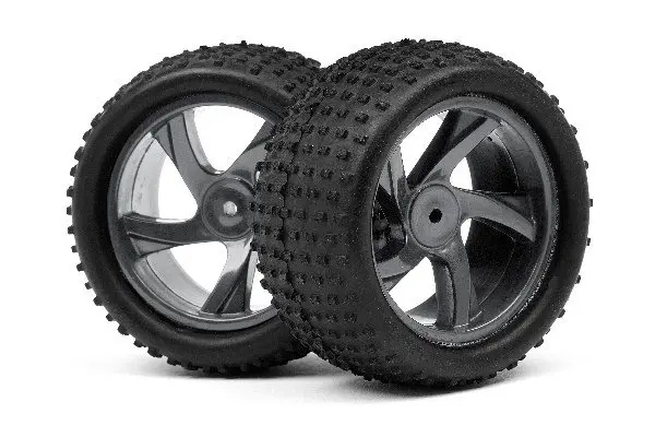 Maverick RC 1/18 TRUGGY WHEEL & TYRE ASSEMBLY (ION XT)