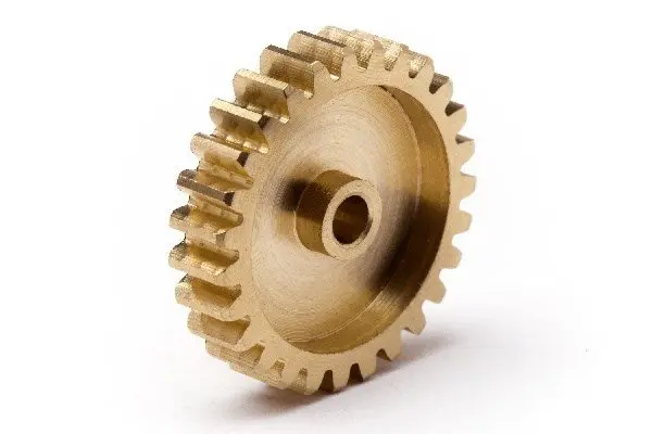 Maverick RC 27T Brass Pinion Gear (0.8 M / 32DP 3.175 Shaft)