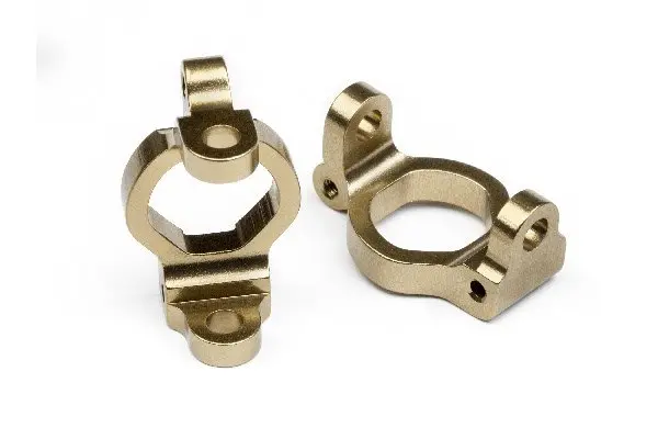 Maverick RC ALUMINIUM FRONT CASTER BLOCK L/R (ALL ION)