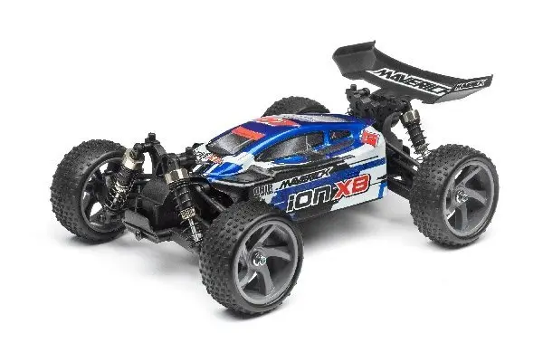 Maverick RC CLEAR BUGGY BODY WITH DECALS (ION XB)