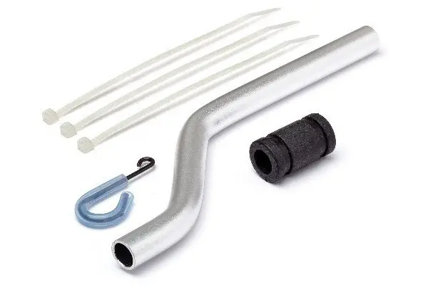 Maverick RC Exhaust Joint Tubing Set (Blackout MT)
