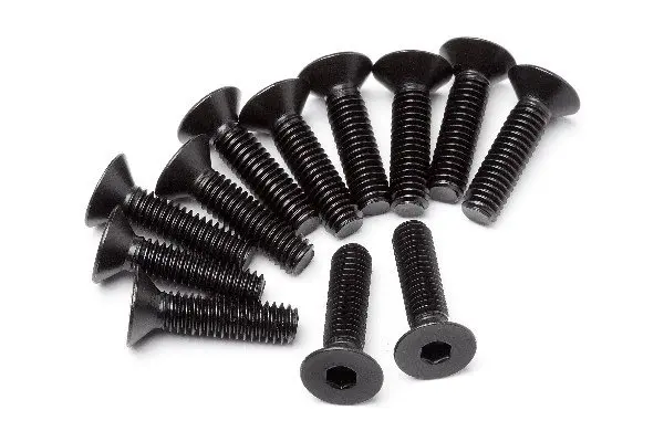 Maverick RC Flat Head Screw M4x16mm 12 PCS
