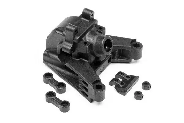 Maverick RC REAR BULKHEAD/DIFFNTIAL CASING &amp; WING Mt SUPPORTS