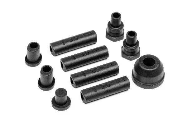 Maverick RC SUSPENSION PIN MOUNT /REAR HUB INSERTS &amp; SHOCK MTS