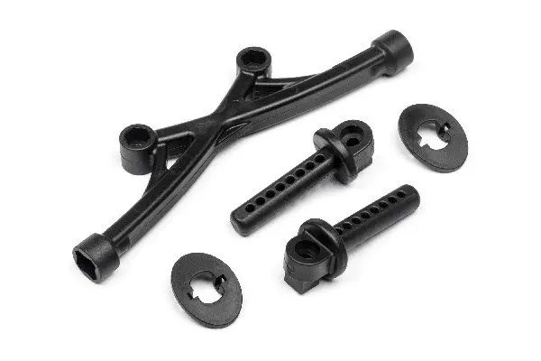 Maverick RC TIMBERWOLF BODYMOUNT SET (FR &amp; RR)