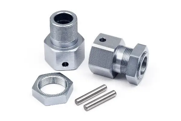Maverick RC WHEEL ADAPTOR / WHEEL NUT AND SHAFTS (REAR XB)