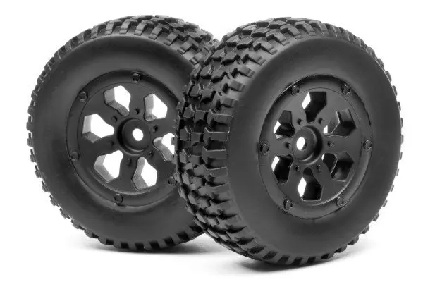Maverick RC WHEEL AND TIRE SET (2PCS) (SC/DT)