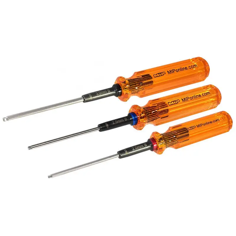 MIP Hex Driver Ball Wrench Set Gen 2 Metric 2.0/2.5/3.0MM