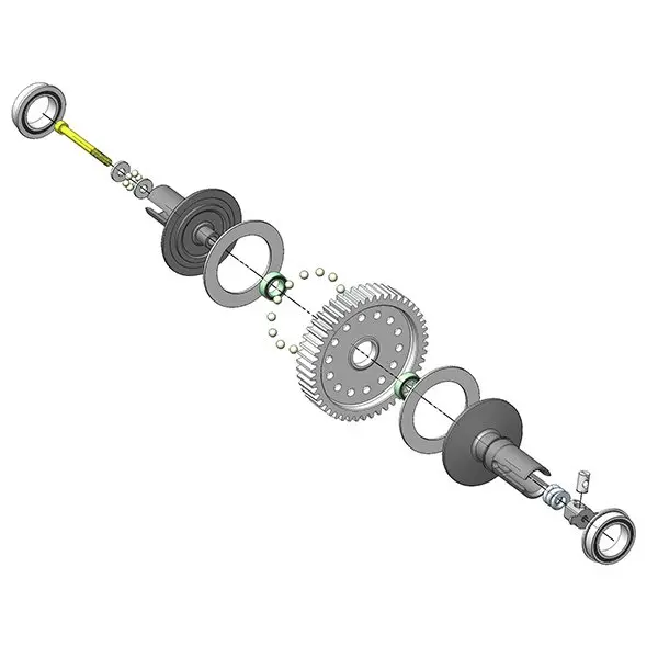 MIP Super Ball Diff, Tamiya Bl Ackfoot/ Monster Beetle #1621