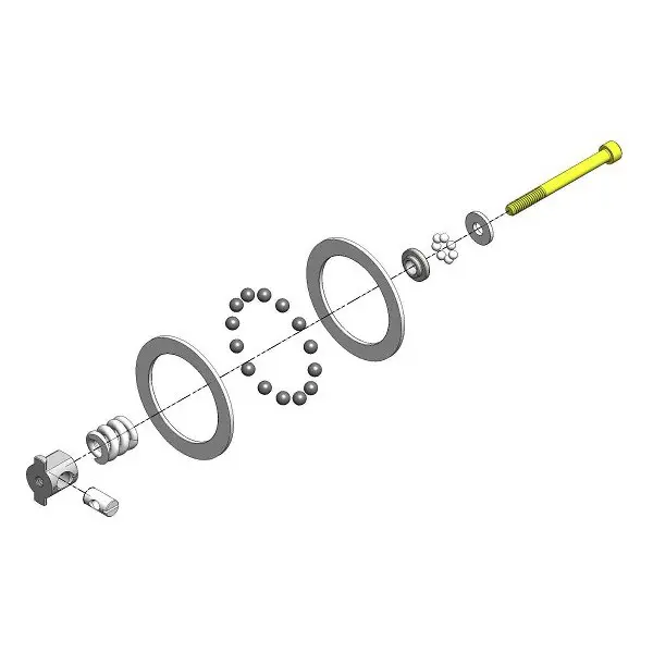 MIP Super Diff, Carbide Rebui Ld Kit, All Team Associated 1/