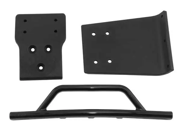 RPM Front Bumper &amp; Skid Plate For Traxxas Slash 4x4 - Black