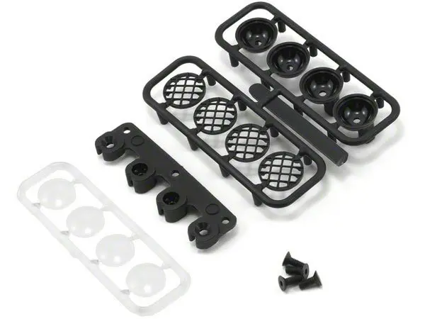 Light Canister Set For RPM Slash Front Bumpers - Black