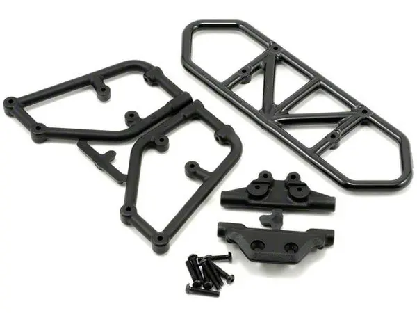 RPM Rear Bumper For Traxxas Slash 4x4 - Black