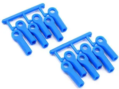 RPM Traxxas Long Rod Ends - Blue (12) Replaces Trx #5525