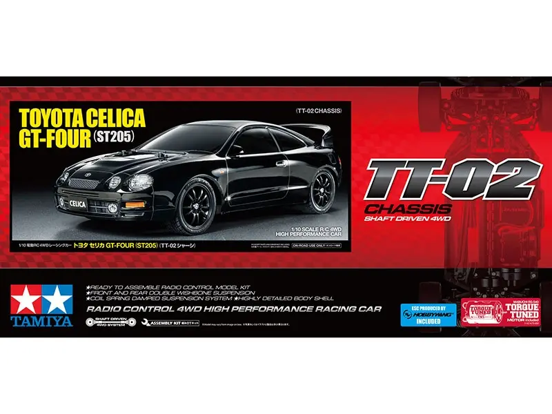 Tamiya Toyota Celica GT-FOUR (ST205) TT-02