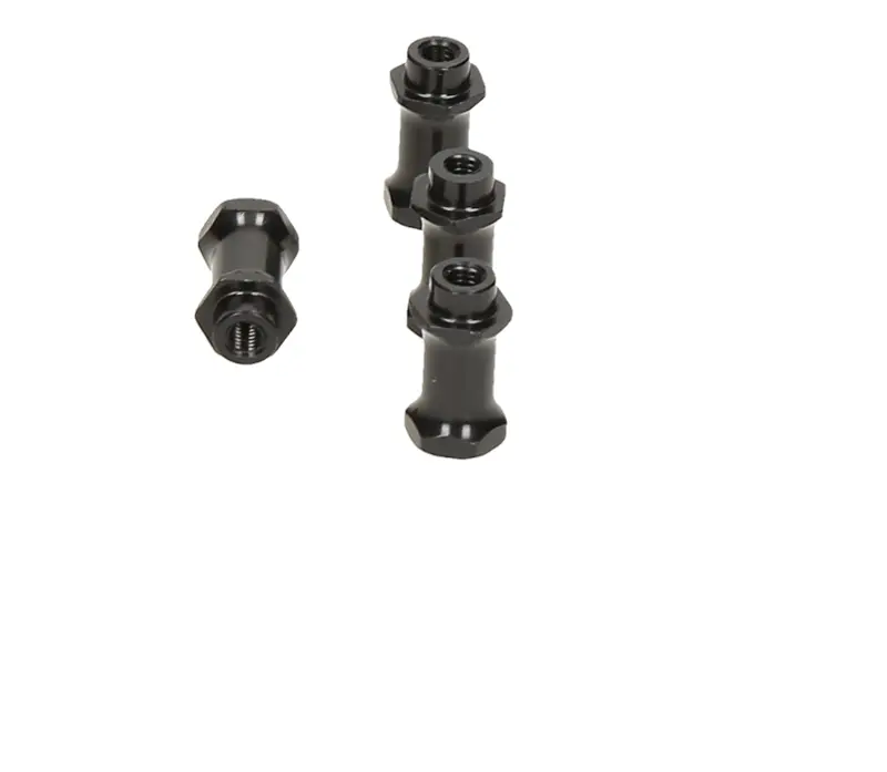 HB Racing CHASSIS BRACE POST (BLACK/4pcs) (HB116295)