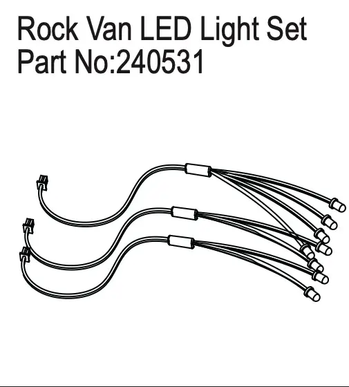 Hobby Plus LED Light Set for Rock Van (HBP240531)