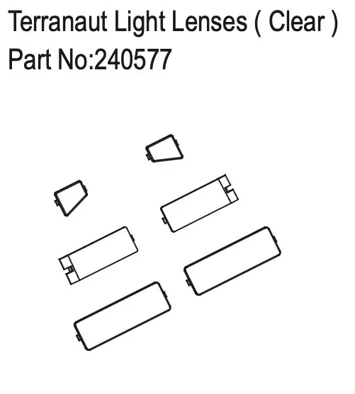 Hobby Plus Terranaut Light Lenses ( Clear ) (HBP240577)
