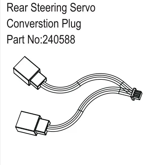Hobby Plus Rear Steering Servo Converstion Plug (HBP240588)