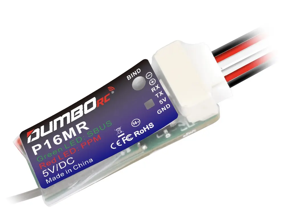 DumboRC 16-Channel Receiver "P16MR" 2.4GHz (P16MR)