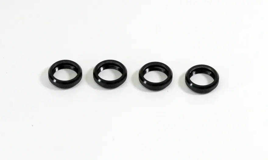 Team C "Big Bore" Knurled Nut (4 pcs) TM2SC (T02232)