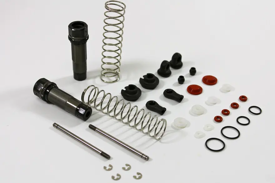 Team C Alu Rear Shocks 12mm complete Comp. Truggy/SC Truck (TG2028)