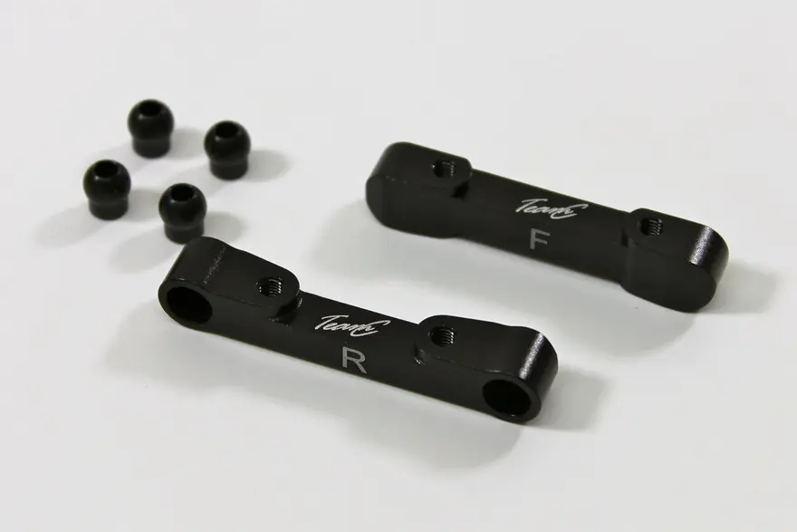 Team C Alu Hinge Pin Brace Set rear 4WD (TU0418)