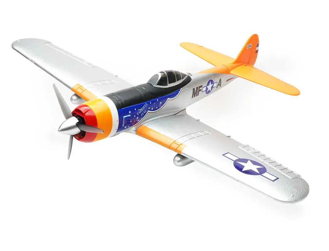 Mo-Fly A84 Silver/Orange 690mm 6CH 3D/6G with 6-Axis Gyro RTF