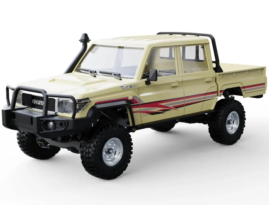 UDI RC Toyota Land Cruiser RTR 1/18 Double Cab Brushless Sand