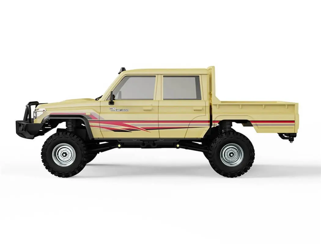 UDI RC Toyota Land Cruiser RTR 1/18 Double Cab Brushless Sand