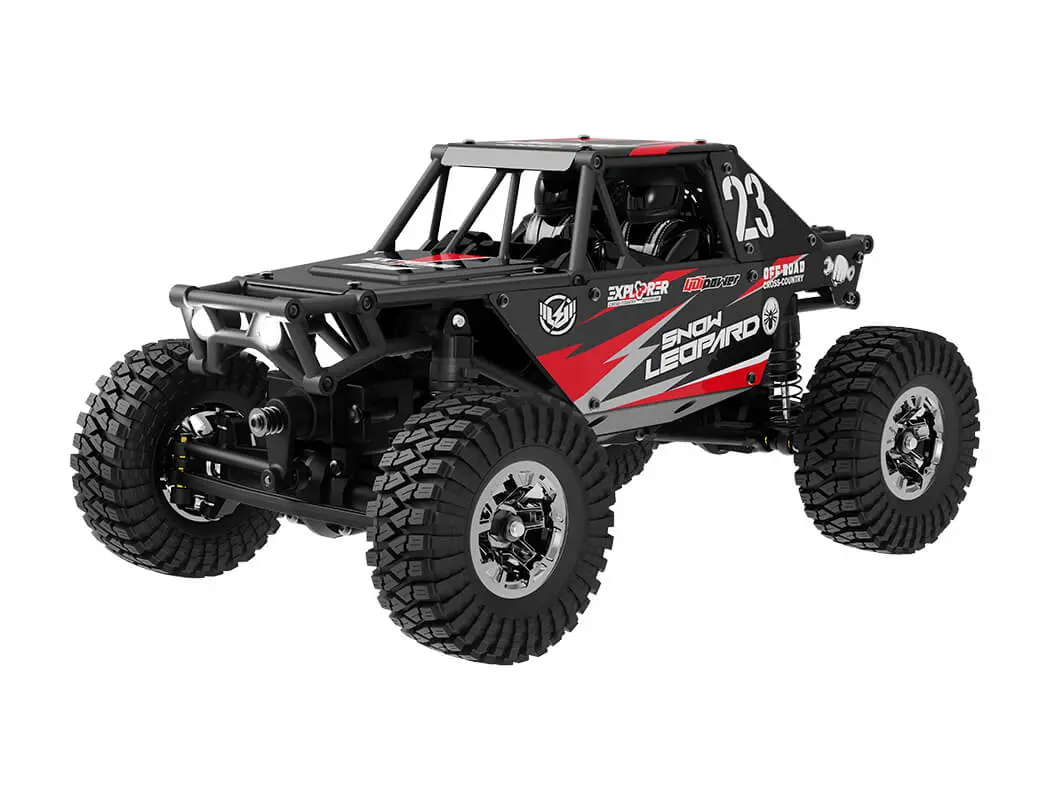 UDI RC UCX24 Snow Leopard 1/24 Crawler RTR Brushed - Black
