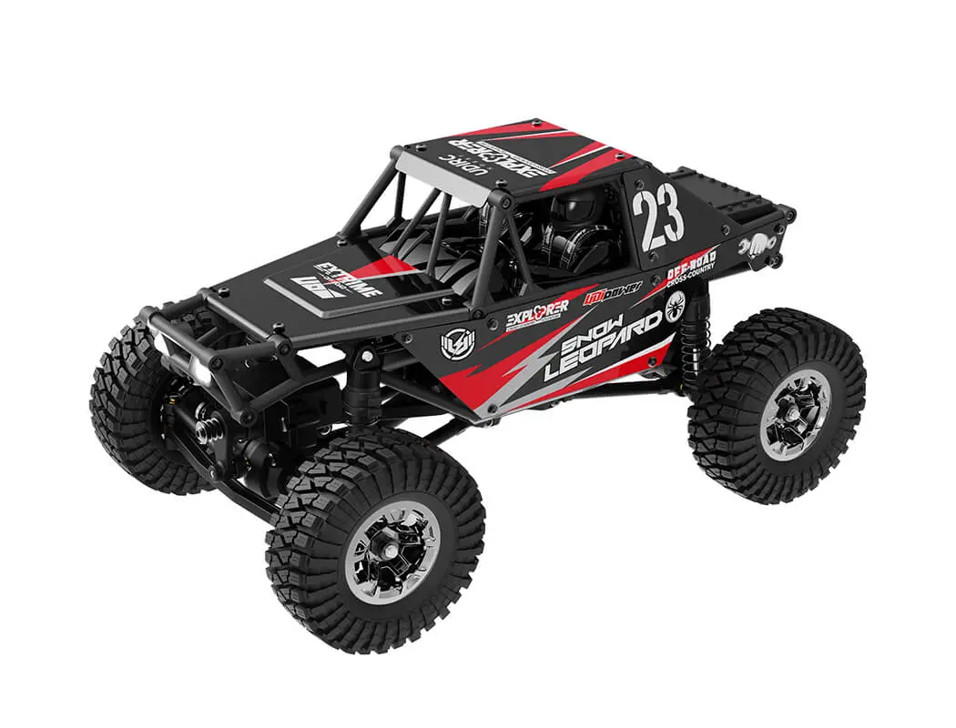 UDI RC UCX24 Snow Leopard 1/24 Crawler RTR Brushless 4WS Black