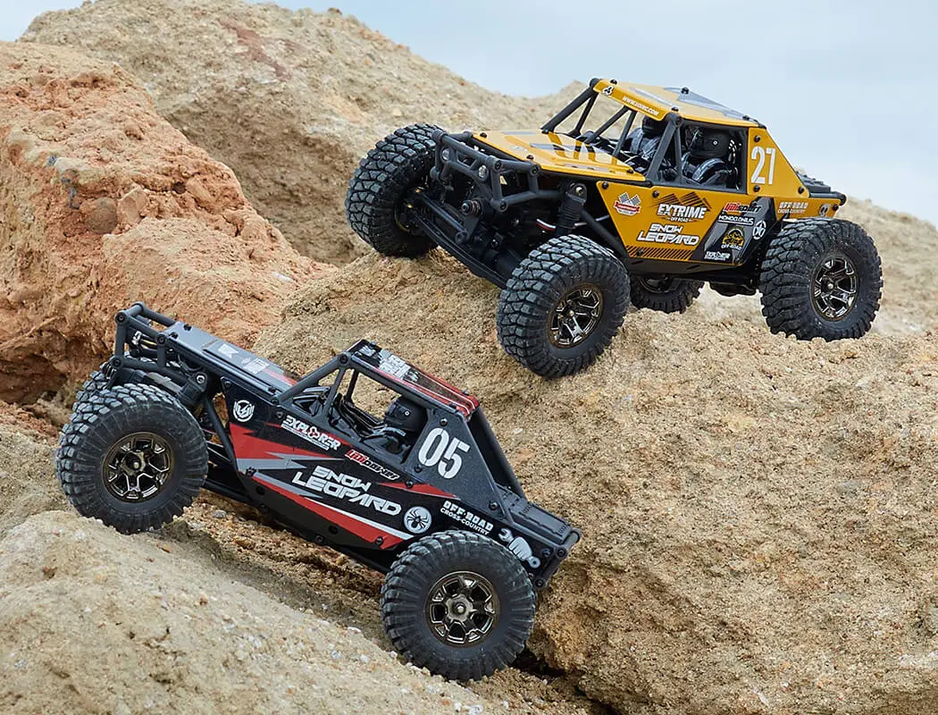 UDI RC UCX24 Snow Leopard 1/24 Crawler RTR Brushed - Yellow