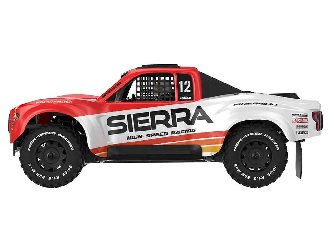 UDI RC 1/12 Sierra 4WD Short Course Truck Brushless RTR - Red