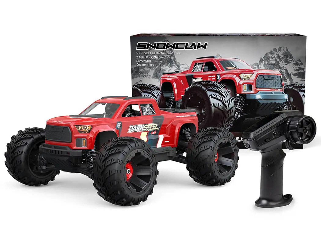 UDI RC Snowclaw Monster Truck 1/16 Brushless RTR Pro - Red