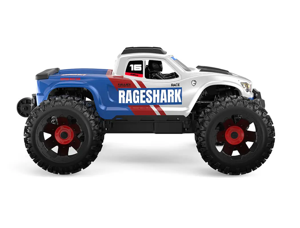 UDI RC Rageshark Monster Truck 1/16 Brushed RTR - Blue